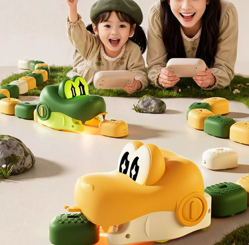 Electric Remote-Controlled Toy Magnetic Swallowing Snake Educational Gift For Children